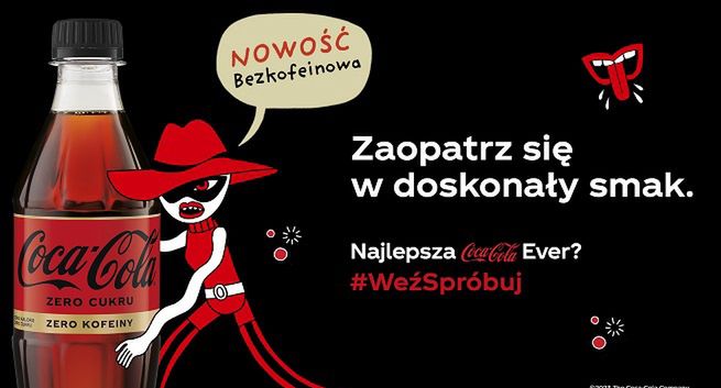 Coca-Cola wprowadza na rynek pierwszy produkt bez cukru i bez kofeiny