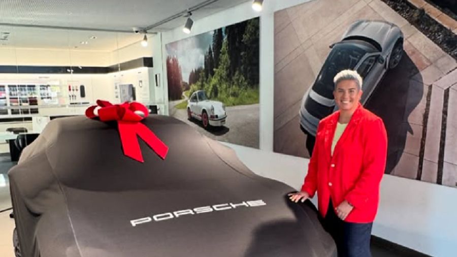 Anita Włodarczyk i jej nowe Porsche