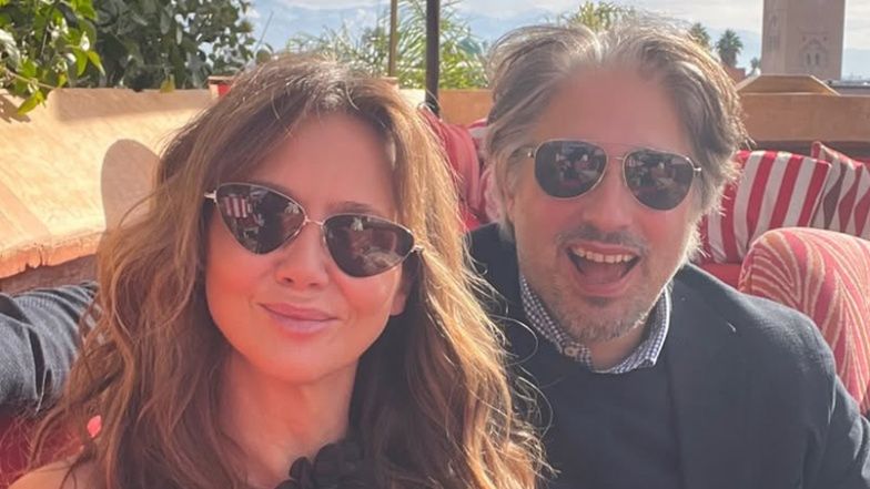 Kinga Rusin pozuje u boku ukochanego Marka