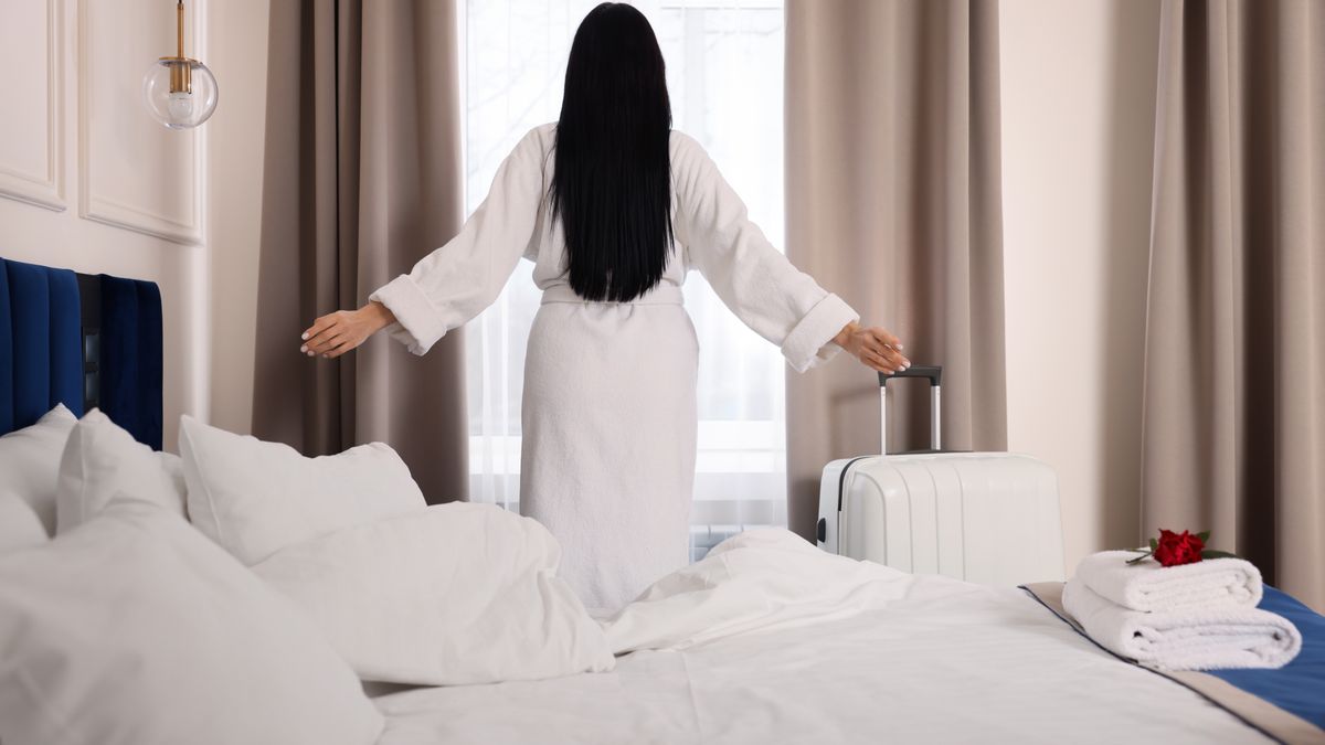 Nie, hotelowy szlafrok to nie jest pamiątka do zabrania do domu