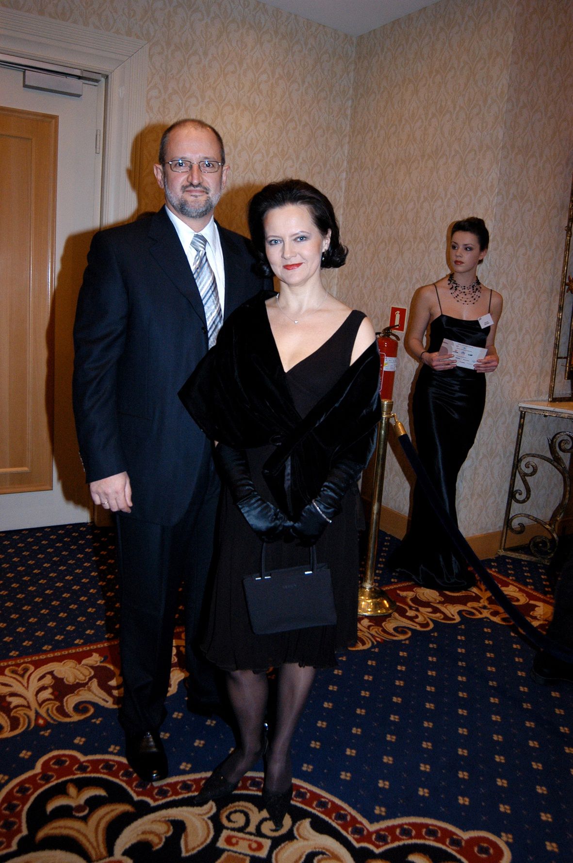 Hanna Polk z drugim mężem, Markiem Kurkowskim 
