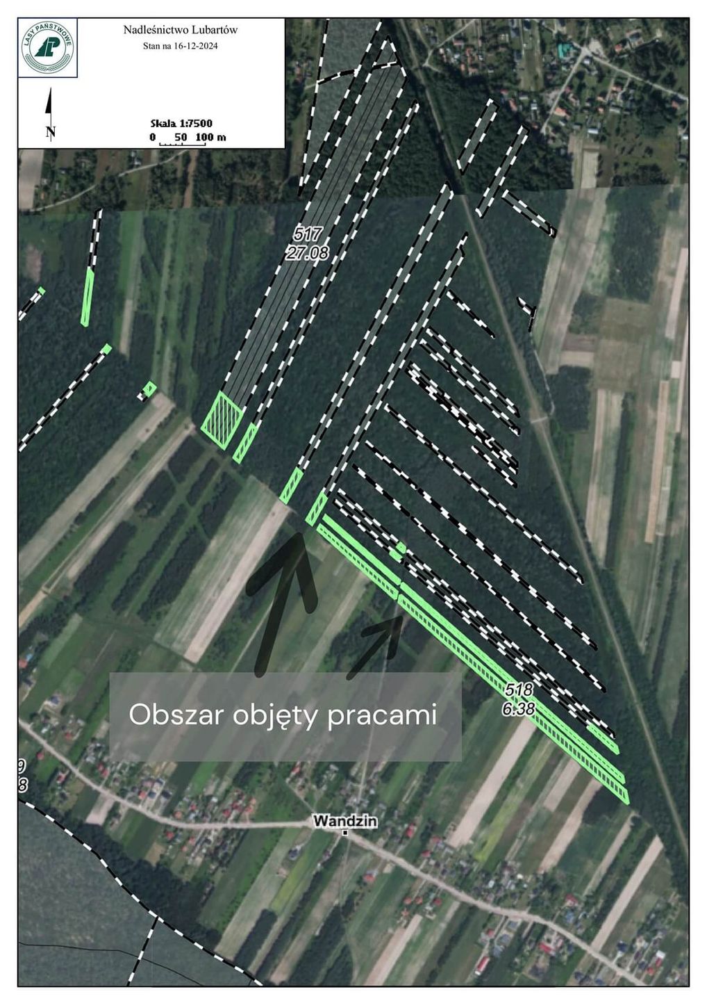 Wycinka drzew pod budowę S19 między Lublinem a Lubartowem - MAPA