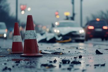 Wypadek na obwodnicy Tarnowa. Jedna osoba została poszkodowana