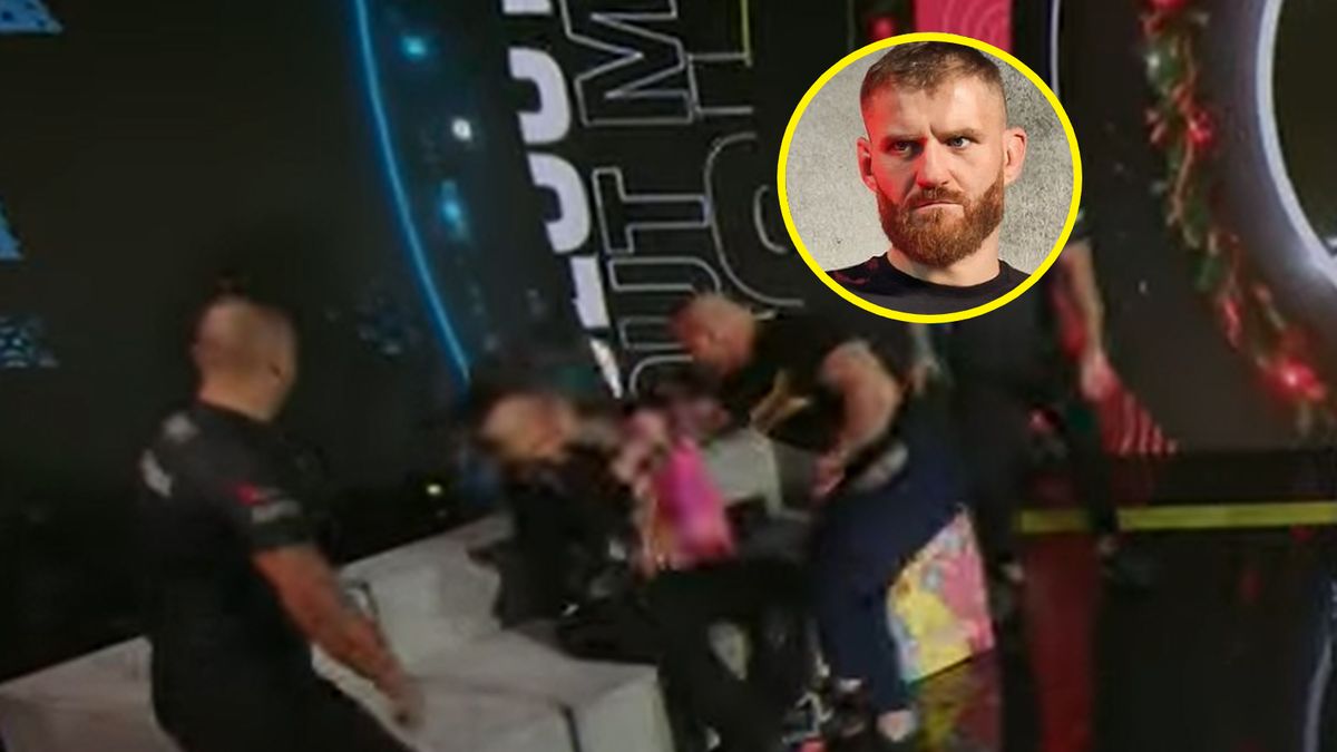 Kadr z programu Clout MMA. W ramce Jan Błachowicz