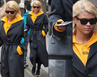 #TRENDY: Sofia Richie w wełnianym płaszczu