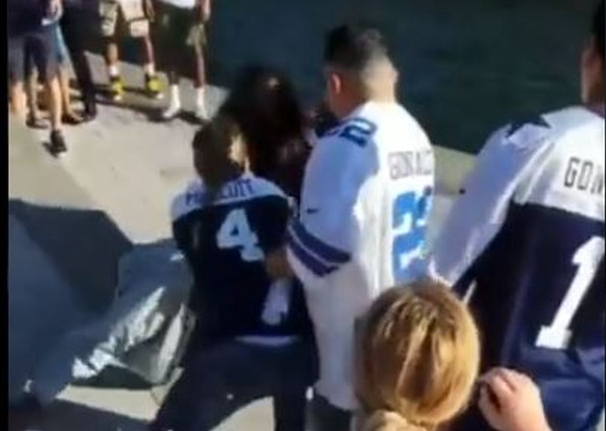 Bijatyka w Los Angeles po meczu NFL