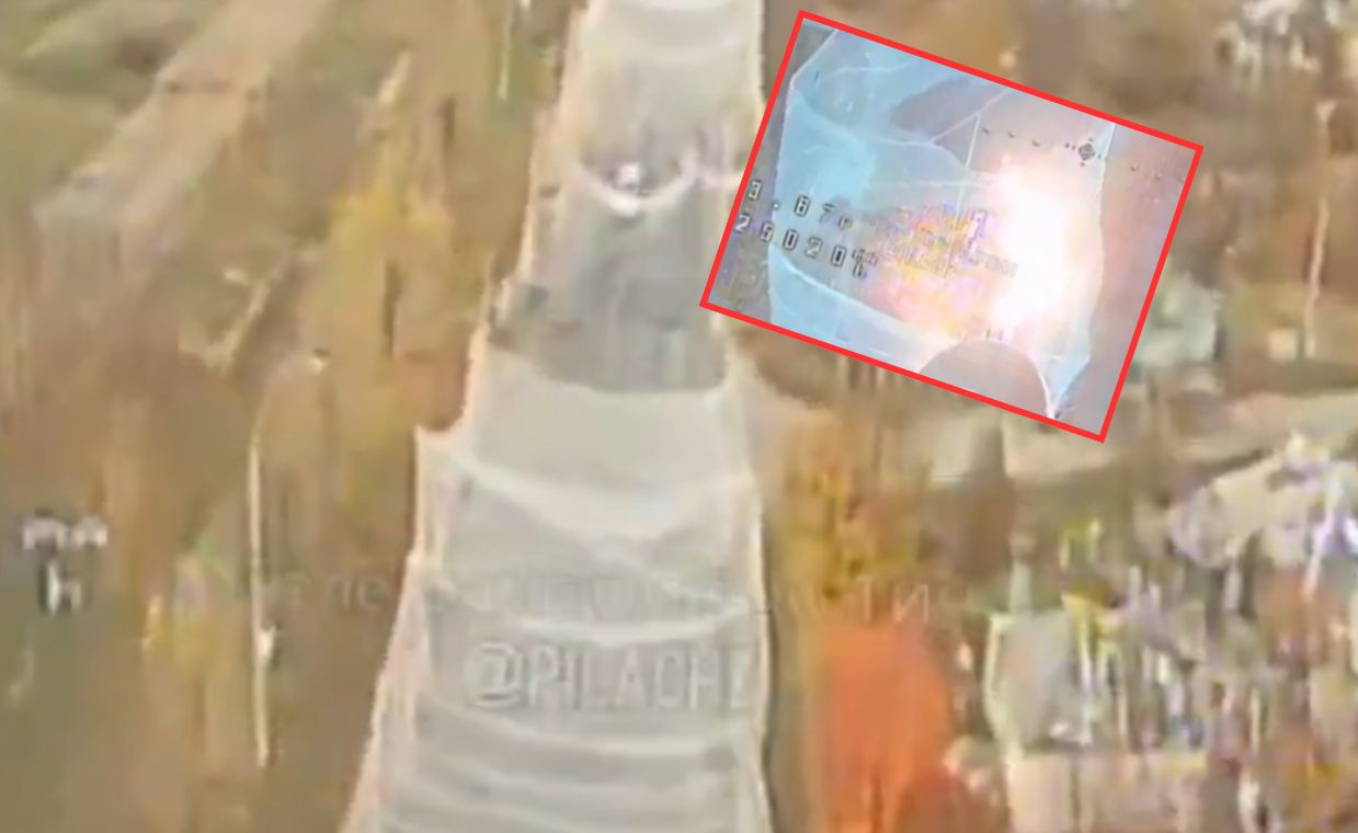 Rosja zastosowała "smocze drony".  Ukraińskie drogi w ogniu