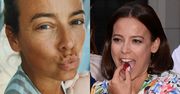 Anna Mucha bez makijażu przesyła całuski na Instagramie. Fani sceptyczni: "Opalenizna postarza..." (FOTO)