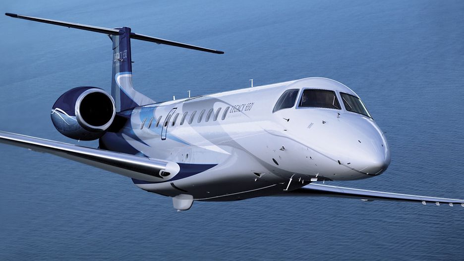 Embraer Legacy - taki samolot robił się w Rosji w obwodzie twerskim (zdjęcie ilustracyjne)