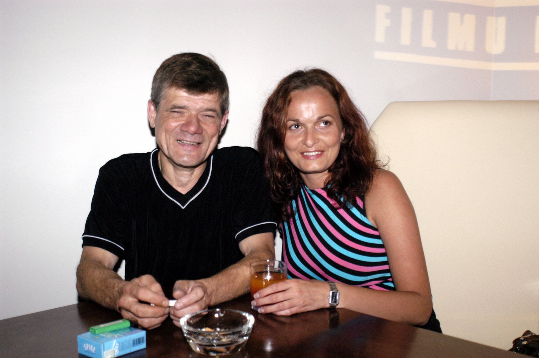 Henryk Gołębiewski z żoną Marzenną