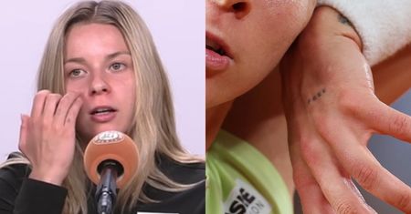 Maja Chwalińska zapytana o... TATUAŻ na dłoni. Tenisistka niechętnie odpowiedziała: "Możecie sobie dopowiedzieć"