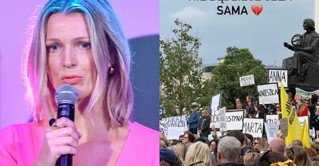 Magda Mołek melduje się na Strajku Kobiet: "Chcemy lekarzy, nie misjonarzy"