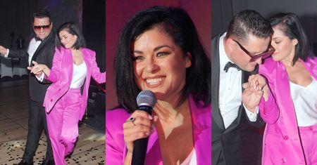 Katarzyna Cichopek zabawia gości i oddaje się dzikim pląsom na jubileuszowym koncercie "króla góralskiego disco polo" (ZDJĘCIA)