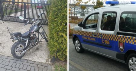 Motocyklista miał 3,5 promila alkoholu. Zatrzymany dzięki reakcji strażniczki miejskiej!