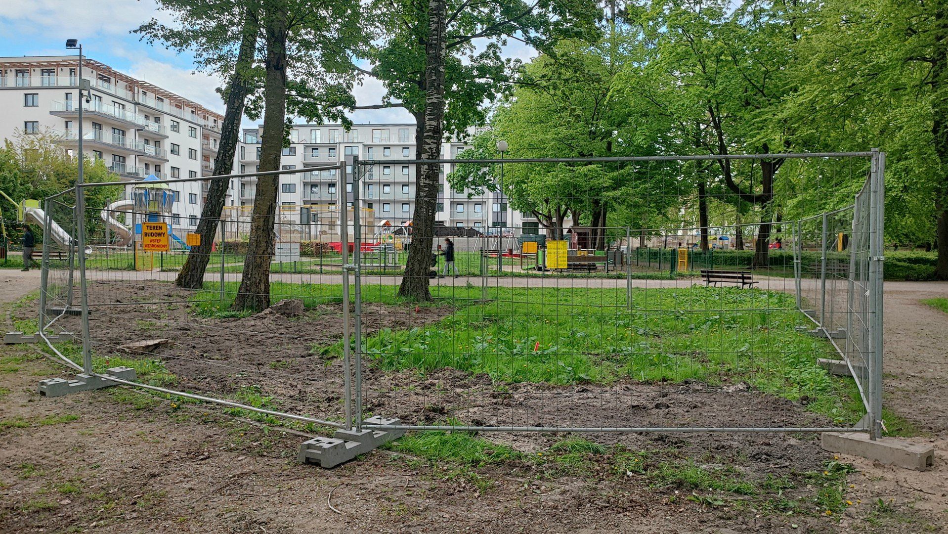 tężnia solankowa plac budowy