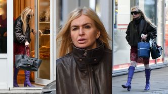 Monika Olejnik wyposażona w torbę ZA 20 TYSIĘCY ZŁOTYCH załatwia sprawy na mieście. Ikona mody? (ZDJĘCIA)