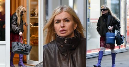 Monika Olejnik wyposażona w torbę ZA 20 TYSIĘCY ZŁOTYCH załatwia sprawy na mieście. Ikona mody? (ZDJĘCIA)