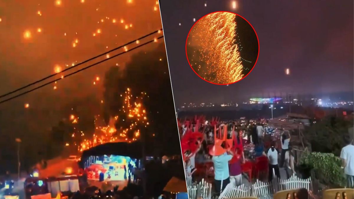 Awaria podczas pokazu fajerwerków