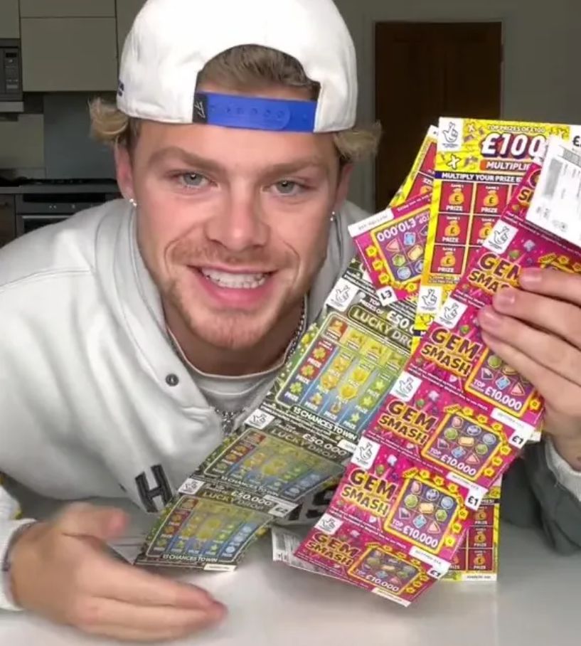 Josh decided to test the scratch cards.