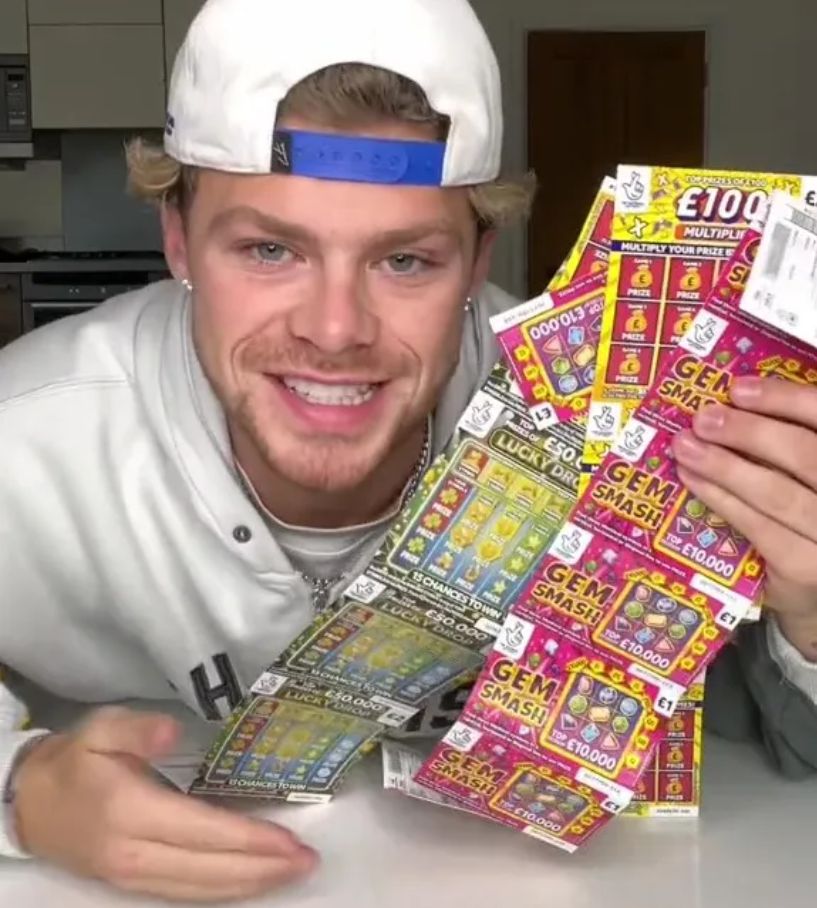 He spent $36 on scratch cards. How much he won?