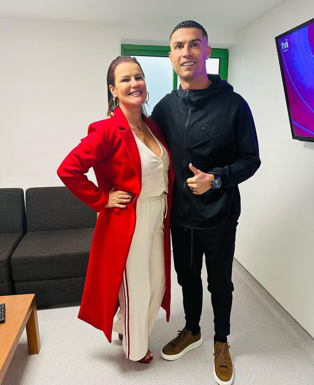 Cristiano Ronaldo z siostrą