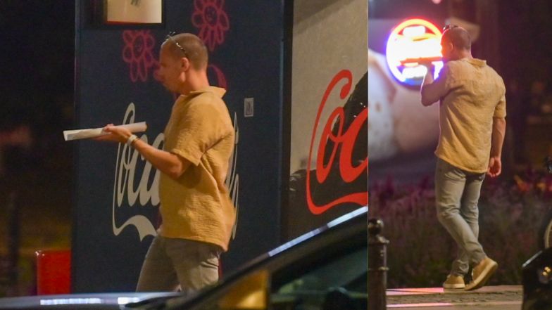 Marcin Hakiel szaleje na imprezie i kupuje zapiekankę