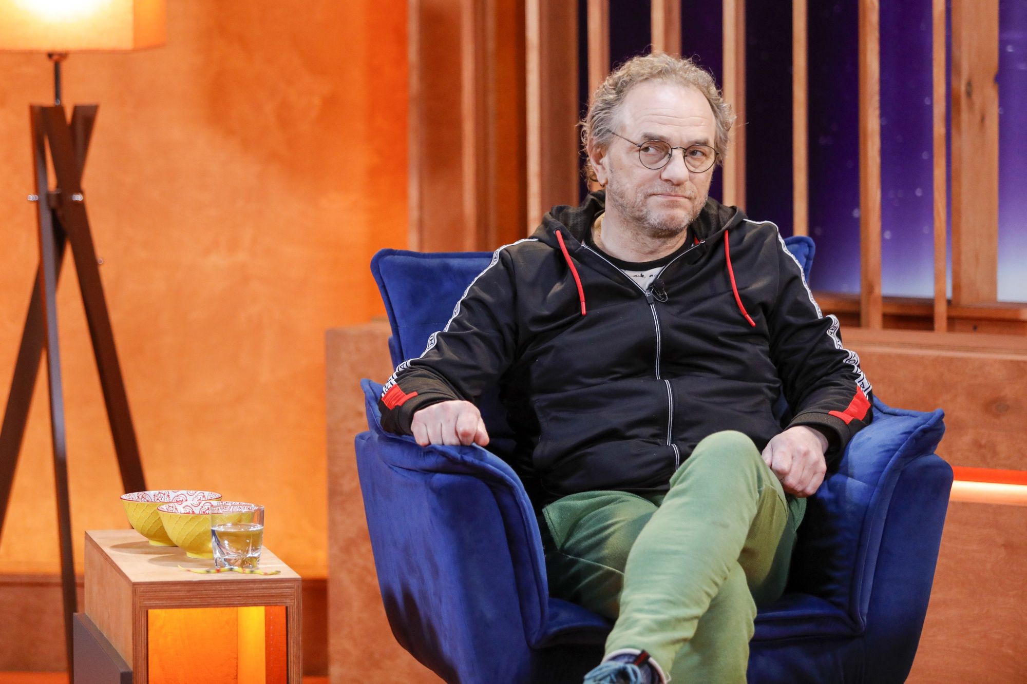 Piotr Najsztub. Nagranie programu "Moontalk" 