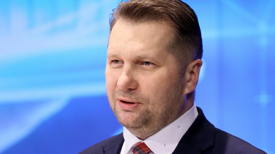 Przemys?aw Czarnek nt. nauczania przedsi?biorczo?ciFot. Mateusz Grochocki/East News, Warszawa, 20.01.2022.  GPW. Rozpoczecie konsultacji na temat praktycznego nauczania przedsiebiorczosci w szkolach z udzialem ministra edukacji narodowej i nauki Przemyslawa Czarnka (n/z).Mateusz Grochocki