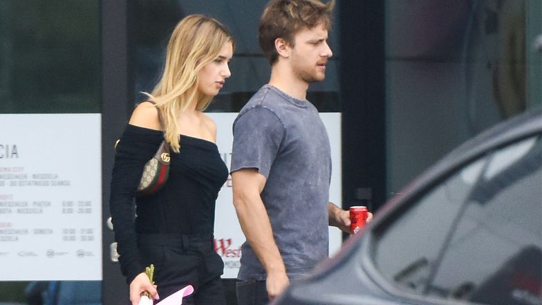 Maciej Musiał z Weroniką 