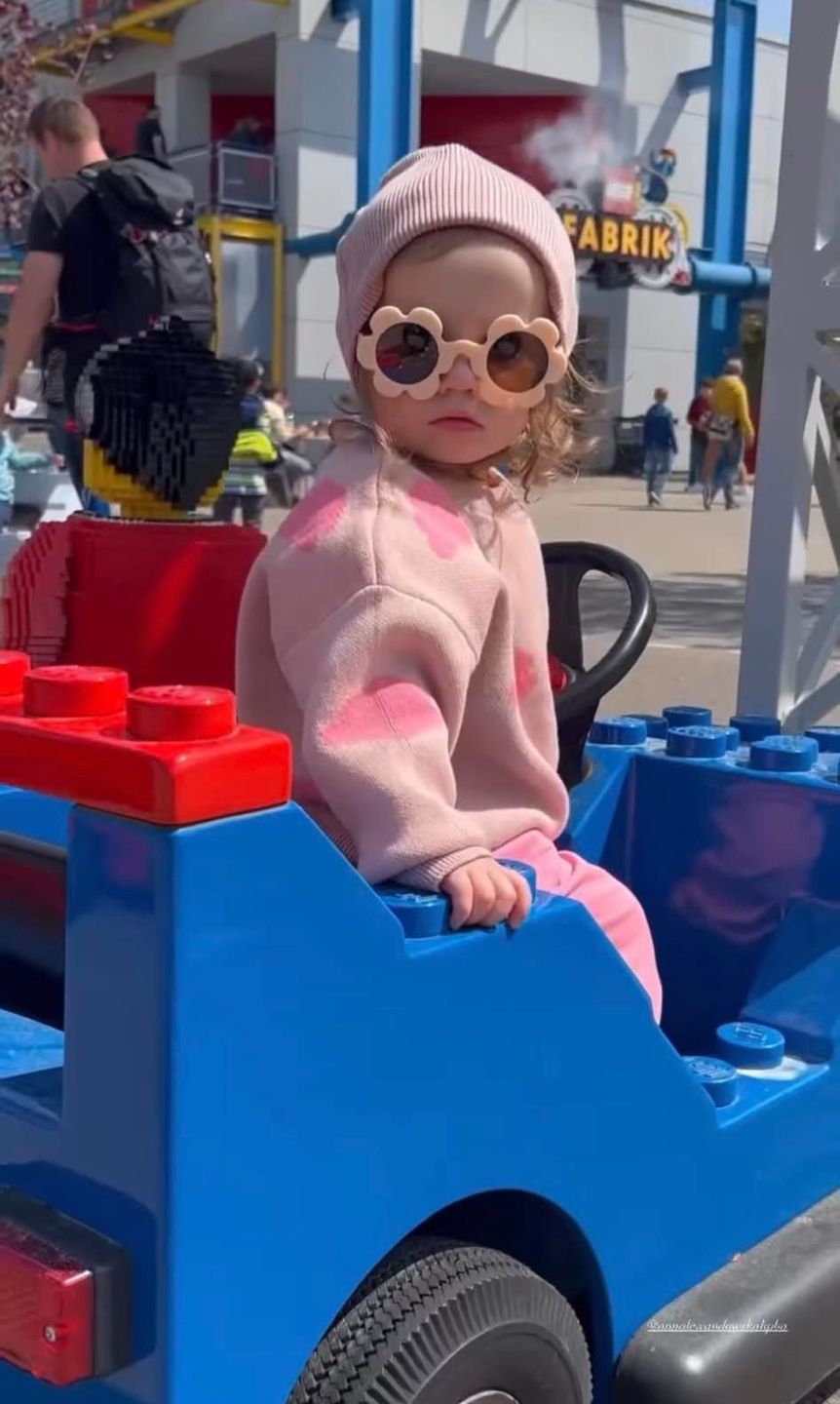 Rodzina Lewandowskich w Legolandzie 