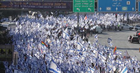 Protesty w Izraelu. Pół miliona osób na ulicach