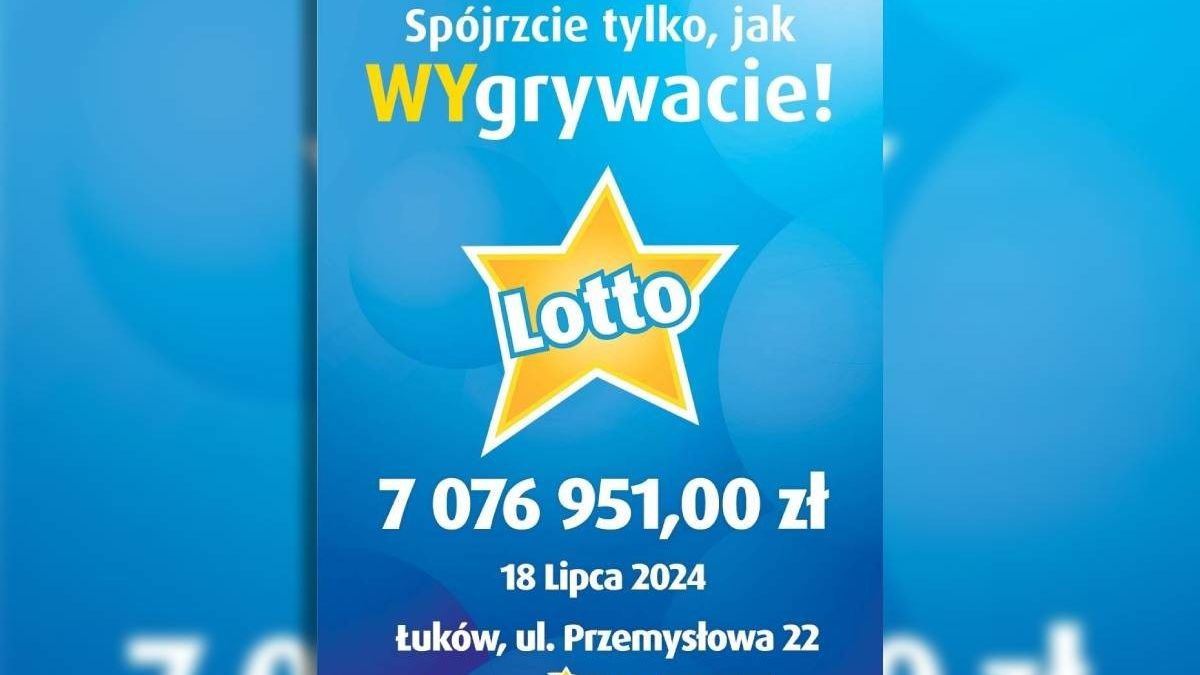 wygrana w Lotto Łuków