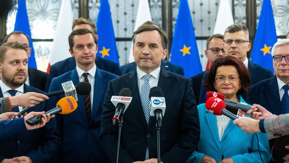 Zbigniew Ziobro i jego posłowie