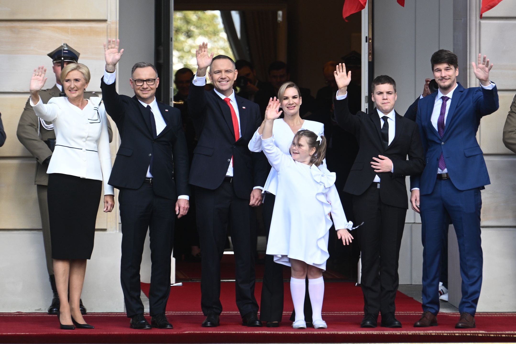 Karol Nawrocki z rodziną