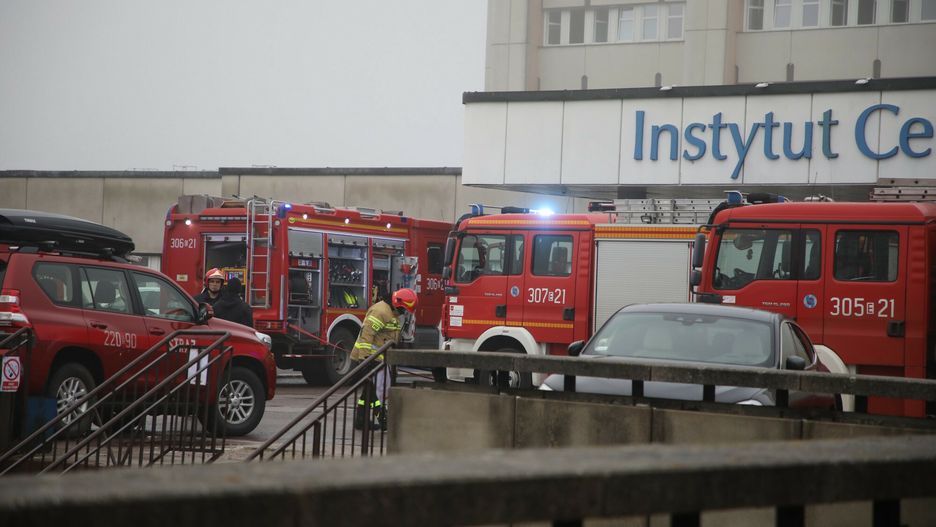 Łódź. Pożar w Instytucie Centrum Zdrowia Matki Polki