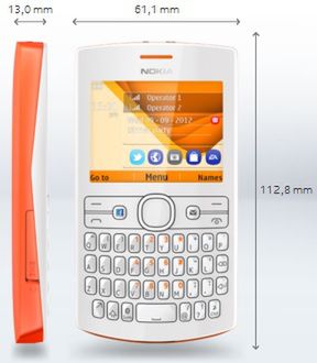 Nokia Asha 205 - dane techniczne [Specyfikacje]