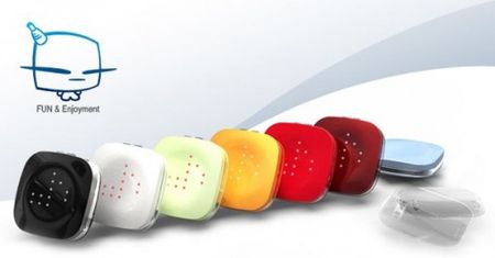 Odtwarzacz MP3 z 27 diodami LED i akcelerometrem od SAFA