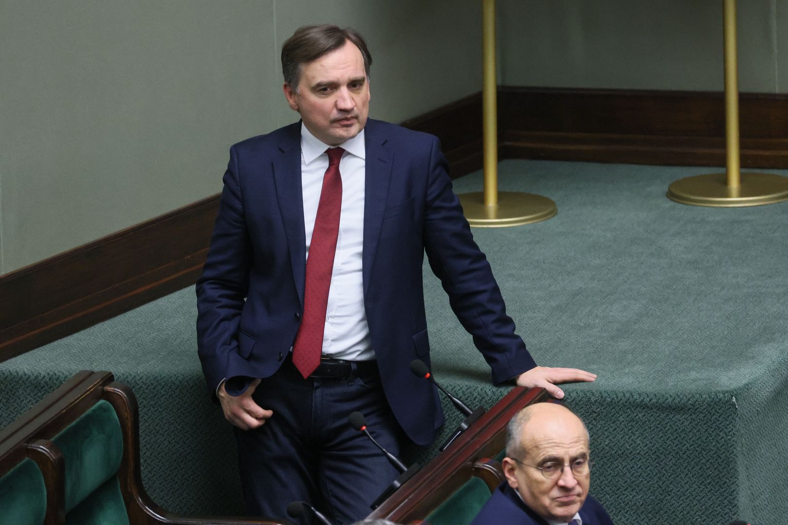 Zbigniew Ziobro, Zbigniew Rau
Leszek Szyma�ski
obrad, obrady, polityk, polityka, posiedzenie, sala, sejm, 9 9. IX kadencja, plenarna, posiedze�, sala obrad