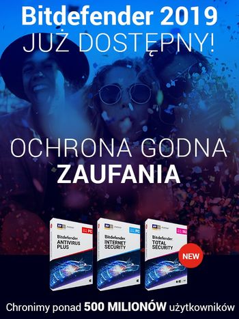 Firma Bitdefender wprowadza na rynek najnowsze wersje swoich produktów – Polska Premiera Bitdefender 2019 !