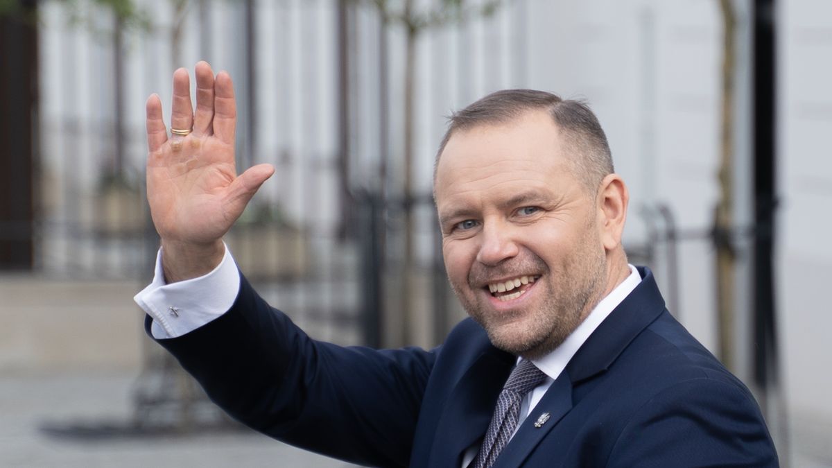 Karol Nawrocki, President of Poland, attends the National March for Life (Narodowy Marsz Zycia) in Warsaw, Poland, on April 19, 2026. (Photo by Marek Antoni Iwanczuk/NurPhoto via Getty Images)