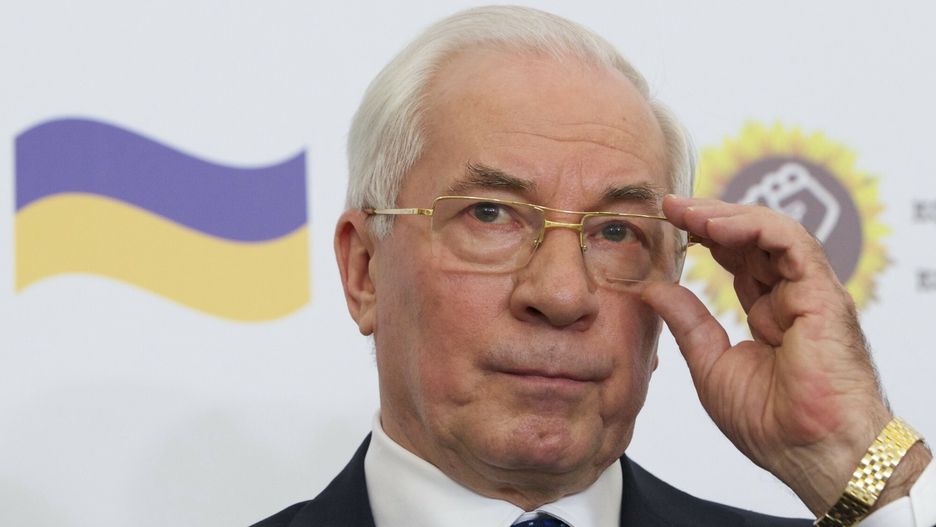 arch20
Mykola Azarov gestures as he speaks at a news conference in a Moscow hotel, Monday, Aug. 3, 2015. Ukraine's former prime minister who has fled the country following the ouster of its Moscow-friendly president has announced the creation of a 'Ukraine salvation committee' and pushed for early presidential and parliamentary elections. (AP Photo/Ivan Sekretarev)
AP