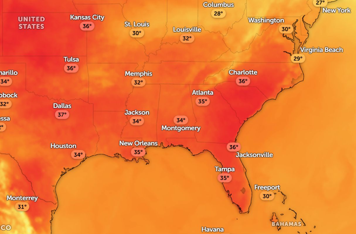 Ponad 30 mln osób zagrożonych. Fala upałów zalewa USA