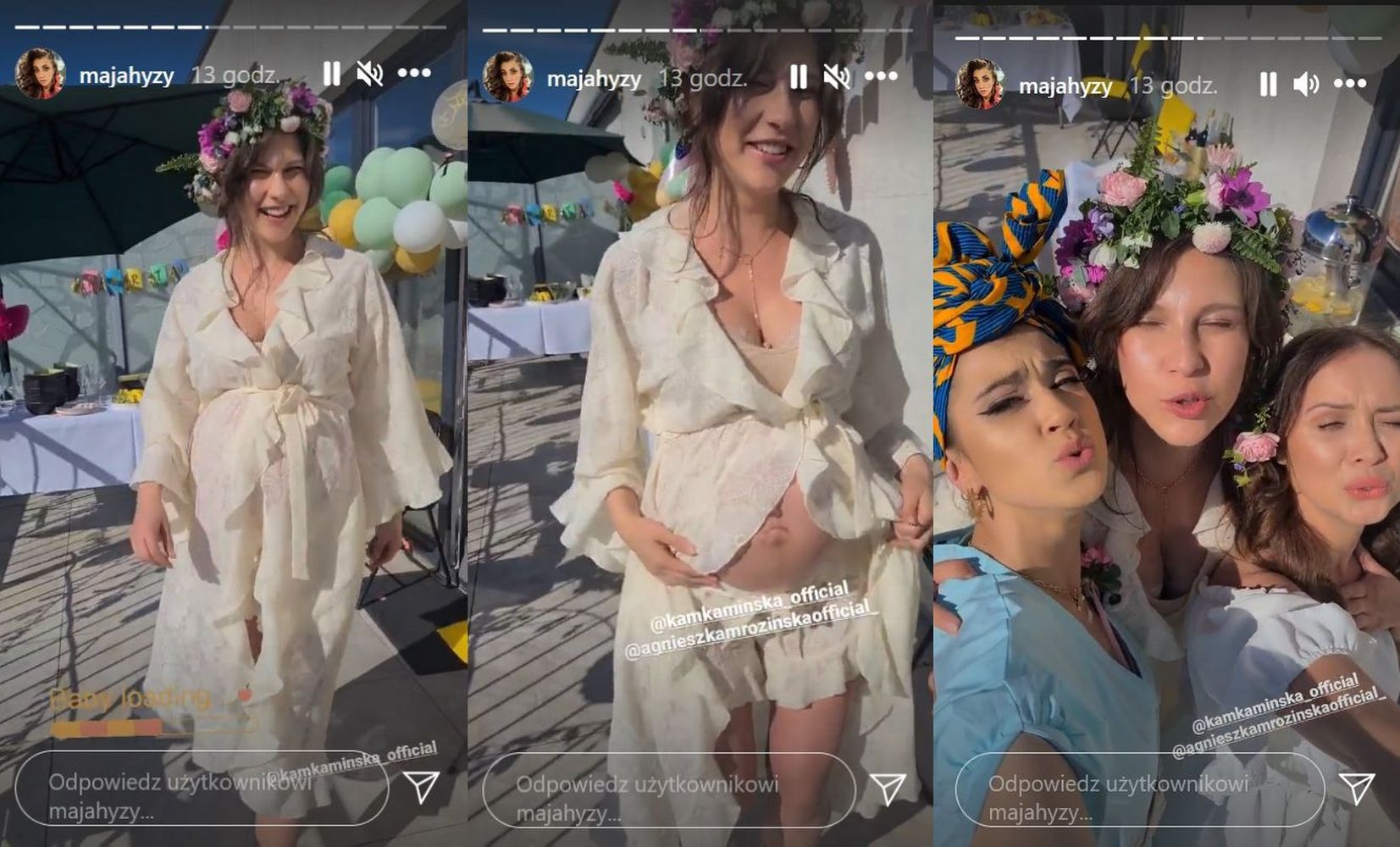Kamila Kamińska pochwaliła się w sieci urywkami z baby shower