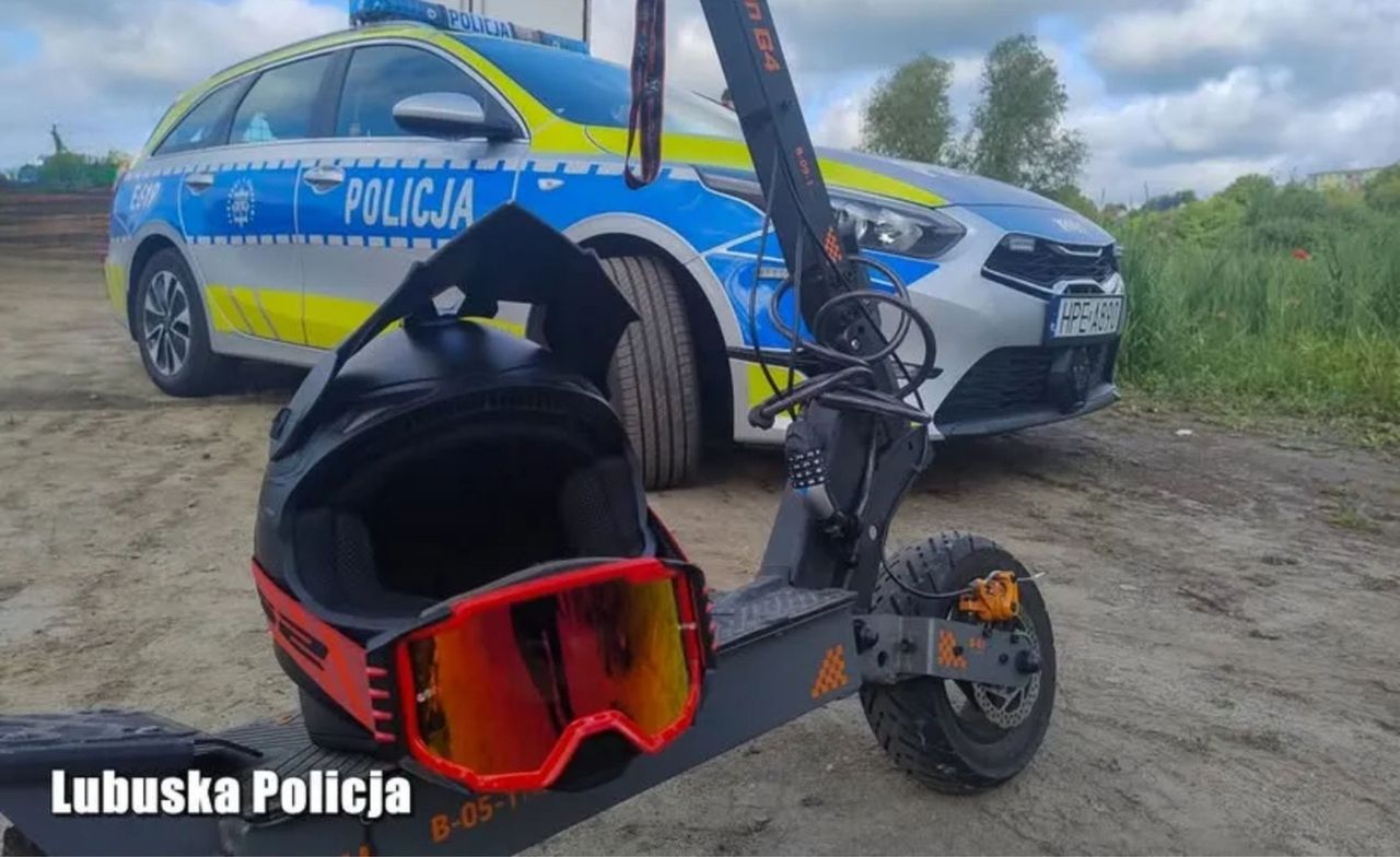 Drezdenko: 36-latek jechał zygzakiem na hulajnodze. Miał 2 promile