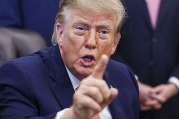 Trump nie wytrzymał przed kamerami. Zaczął krzyczeć na reportera