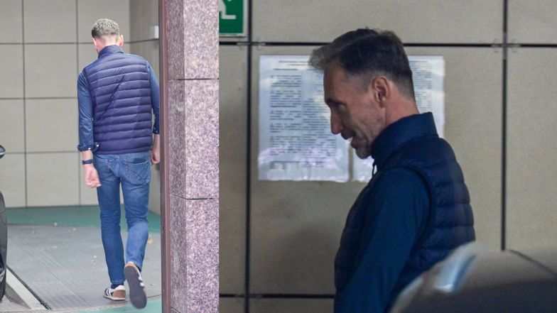 Piotr Kraśko z fanami pod studiem "Dzień Dobry TVN"