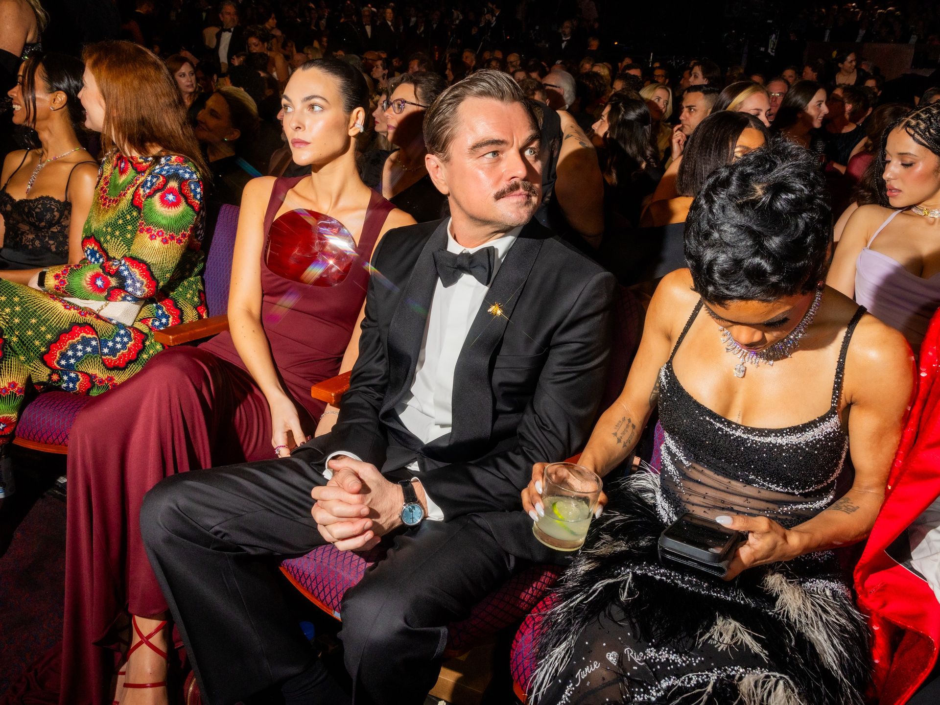 Vittoria Ceretti towarzyszyła Leonardo DiCaprio podczas gali Osc