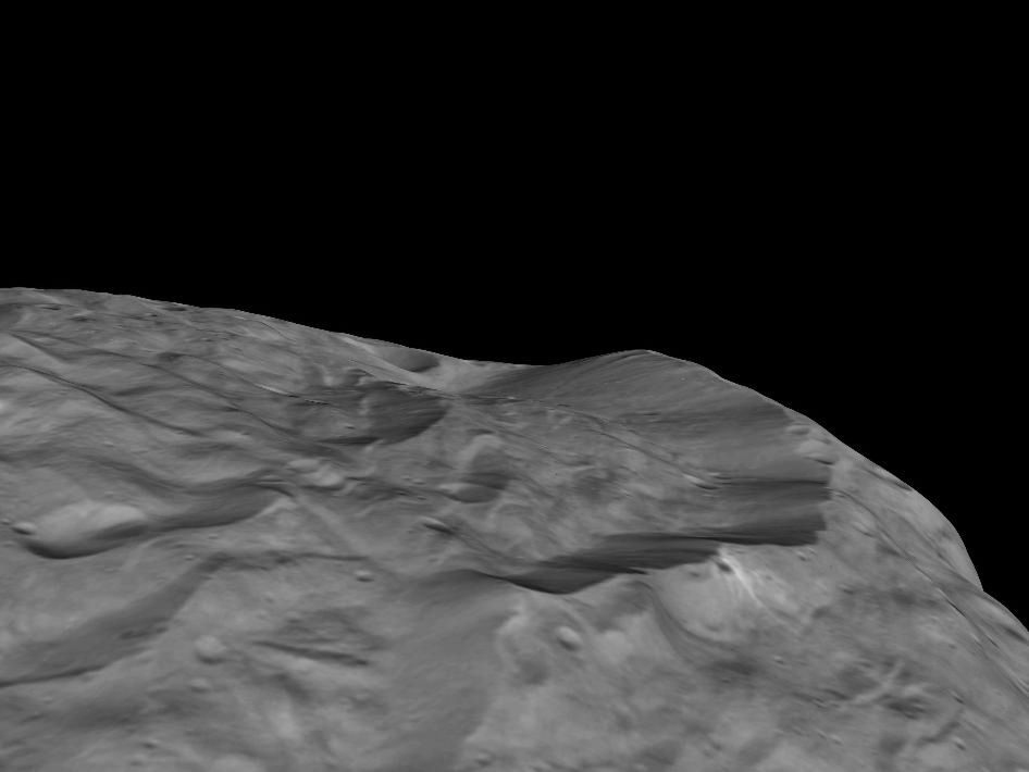 Pierwsze zdjęcia planetoidy Vesta 3