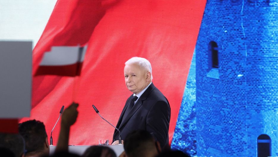 Konwencja programowa PiS w Ko?skich
09.09.2023 Konskie Konferencja programowa Prawa i Sprawiedliwosci w Konskich fot. Jacek Dominski/REPORTER
N/z: Jaroslaw Kaczynski
Jacek Dominski/REPORTER