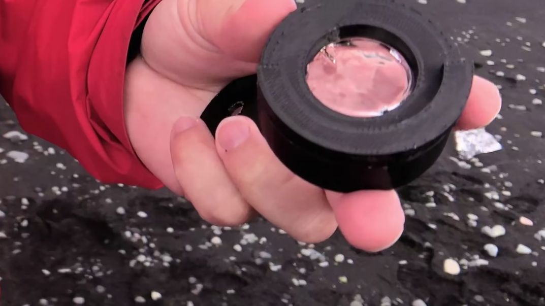 Soczewka obiektywu z lodu sprzed 10 000 lat! Ten fotograf to zrobił 1